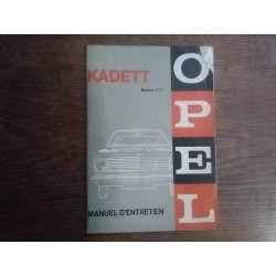 manuel d'entretien Kadett B éd. 02.66