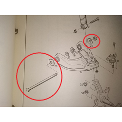 Visserie triangle supérieur Manta Ascona B, jeu de 2.