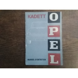 manuel d'entretien Kadett A tous modèles éd. 04.64