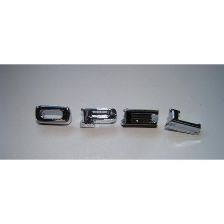 inscription opel à la paroi arrière 