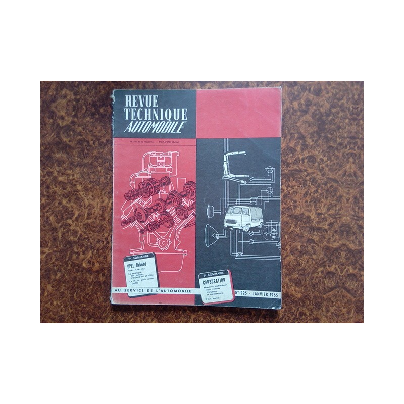 revue technique rta Rekord A