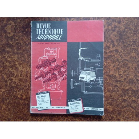 revue technique rta Rekord A