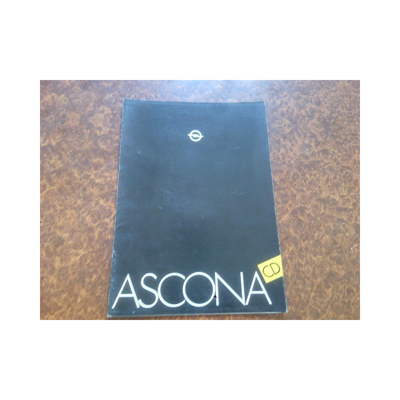 Prospectus Ascona C CD