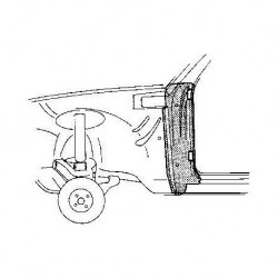 tôle de montant de porte avant droit
